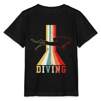 Diver - Stanley/Stella MINI CREATOR Kids’ T-Shirt - black - Front - Mikhail (115cm)