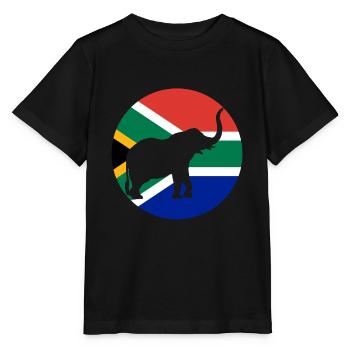 Afrique du Sud - T-shirt bio MINI CREATOR Stanley/Stella Enfant - noir - Devant - Mikhail (115cm)