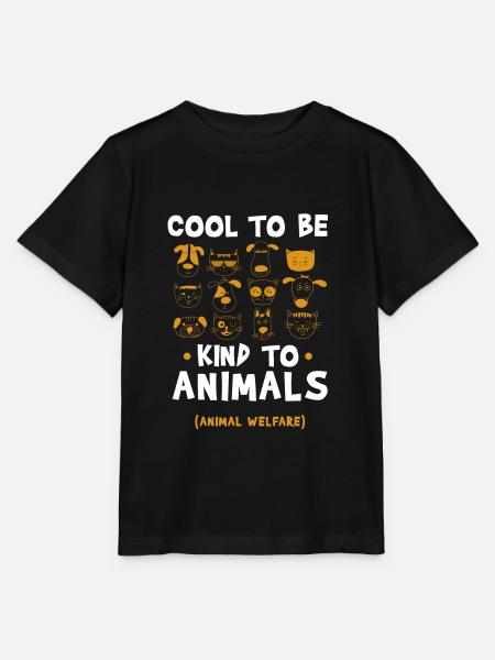 Tierschutz - Stanley/Stella Kinder T-Shirt MINI CREATOR - Schwarz