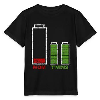 Gémeaux Maman - T-shirt bio MINI CREATOR Stanley/Stella Enfant - noir - Devant - Mikhail (115cm)