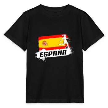 Spain - Stanley/Stella MINI CREATOR Kids’ T-Shirt - black - Front - Mikhail (115cm)