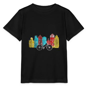Pays-Bas - T-shirt bio MINI CREATOR Stanley/Stella Enfant - noir - Devant - Mikhail (115cm)