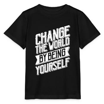 Motivation - Stanley/Stella Kinder T-Shirt MINI CREATOR  - Schwarz - Vorne - Mikhail (115cm)