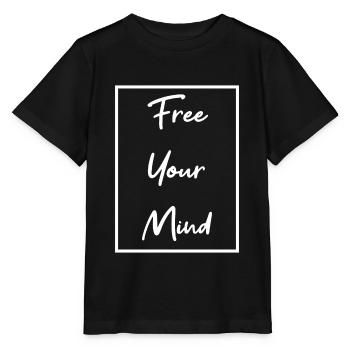 motivation - T-shirt bio MINI CREATOR Stanley/Stella Enfant - noir - Devant - Mikhail (115cm)