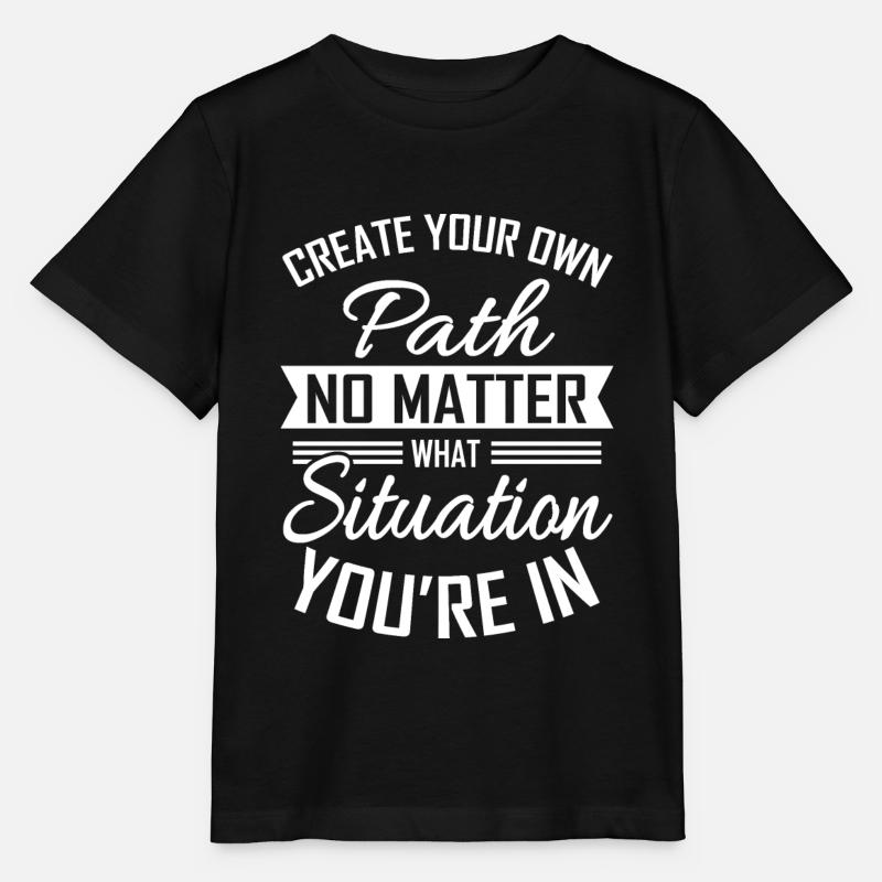 Motivation - Stanley/Stella Kinder T-Shirt MINI CREATOR - Schwarz