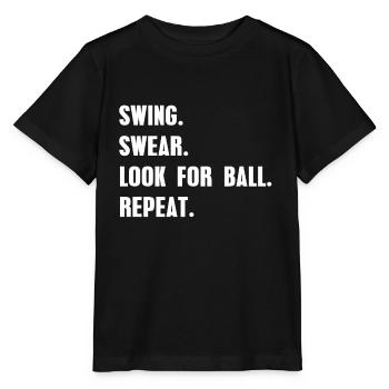 Golfing - Stanley/Stella MINI CREATOR Kids’ T-Shirt - black - Front - Mikhail (115cm)