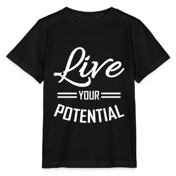 Motivation - Stanley/Stella Kinder T-Shirt MINI CREATOR  - Schwarz - Vorne - Mikhail (115cm)