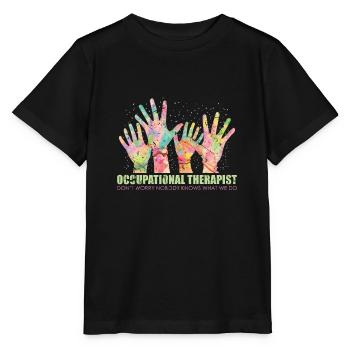 occupational Therapy - Stanley/Stella MINI CREATOR Kids’ T-Shirt - black - Front - Mikhail (115cm)
