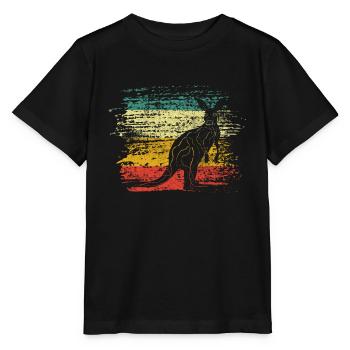 Kangaroo - Stanley/Stella MINI CREATOR Kids’ T-Shirt - black - Front - Mikhail (115cm)