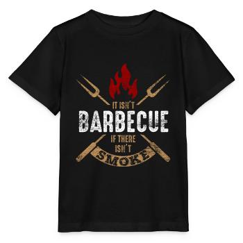 Barbecue - T-shirt bio MINI CREATOR Stanley/Stella Enfant - noir - Devant - Mikhail (115cm)