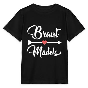 Braut Mädels - Stanley/Stella Kinder T-Shirt MINI CREATOR  - Schwarz - Vorne - Mikhail (115cm)