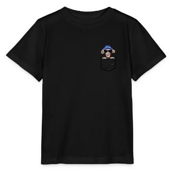 Chimpanzee Polo - Stanley/Stella MINI CREATOR Kids’ T-Shirt - black - Front - Mikhail (115cm)