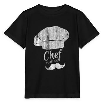 Cuisson - T-shirt bio MINI CREATOR Stanley/Stella Enfant - noir - Devant - Mikhail (115cm)