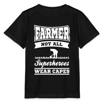 Agriculteur agriculteur - T-shirt bio MINI CREATOR Stanley/Stella Enfant - noir - Devant - Mikhail (115cm)