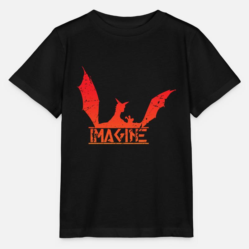 Drachen - Stanley/Stella Kinder T-Shirt MINI CREATOR  - Schwarz