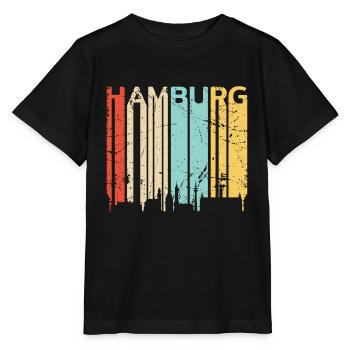 Hambourg - T-shirt bio MINI CREATOR Stanley/Stella Enfant - noir - Devant - Mikhail (115cm)
