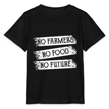 Farmer Farmer Farmer - Stanley/Stella MINI CREATOR Kids’ T-Shirt - black - Front - Mikhail (115cm)
