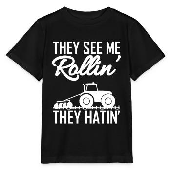 Agriculteur agriculteur - T-shirt bio MINI CREATOR Stanley/Stella Enfant - noir - Devant - Mikhail (115cm)
