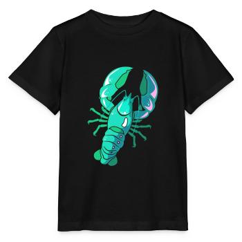 Homard Crevette Languste Cancer Fruits de mer - T-shirt bio MINI CREATOR Stanley/Stella Enfant - noir - Devant - Mikhail (115cm)