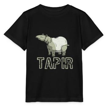 Tapir - T-shirt bio MINI CREATOR Stanley/Stella Enfant - noir - Devant - Mikhail (115cm)