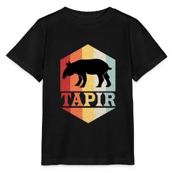 Tapir - T-shirt bio MINI CREATOR Stanley/Stella Enfant - noir - Devant - Mikhail (115cm)