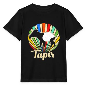 Tapir - T-shirt bio MINI CREATOR Stanley/Stella Enfant - noir - Devant - Mikhail (115cm)
