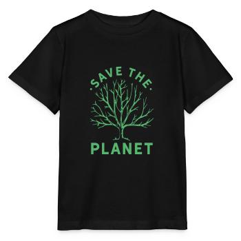 Climat L’environnement sauver le réchauffement climatique Changement climatique - T-shirt bio MINI CREATOR Stanley/Stella Enfant - noir - Devant - Mikhail (115cm)