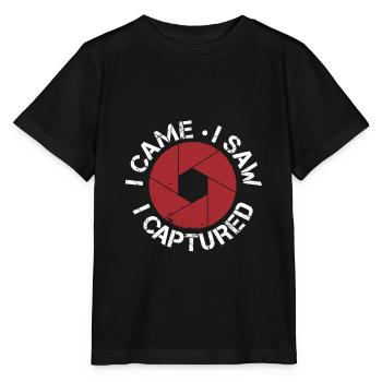 taking photos - Stanley/Stella MINI CREATOR Kids’ T-Shirt - black - Front - Mikhail (115cm)