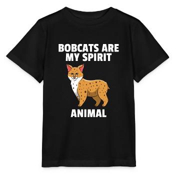 Luchs Wilder Süßer Lustiger Raubtier Geschenk - Stanley/Stella Kinder T-Shirt MINI CREATOR  - Schwarz - Vorne - Mikhail (115cm)