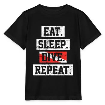 Diving Diving - Stanley/Stella MINI CREATOR Kids’ T-Shirt - black - Front - Mikhail (115cm)