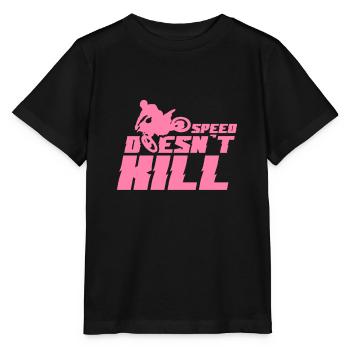 Motocrosser Motocross Motocrosser Motorcycle Biker - Stanley/Stella MINI CREATOR Kids’ T-Shirt - black - Front - Mikhail (115cm)
