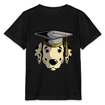 Dalmatiner - Stanley/Stella Kinder T-Shirt MINI CREATOR  - Schwarz - Vorne - Mikhail (115cm)