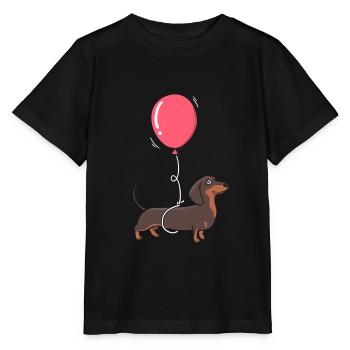 Dackel Tierliebhaber - Stanley/Stella Kinder T-Shirt MINI CREATOR  - Schwarz - Vorne - Mikhail (115cm)