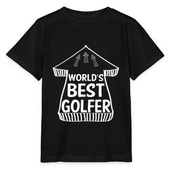 Golfing - Stanley/Stella MINI CREATOR Kids’ T-Shirt - black - Front - Mikhail (115cm)