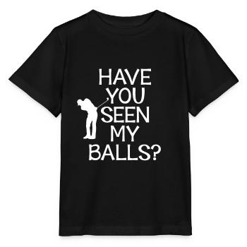 Le golf - T-shirt bio MINI CREATOR Stanley/Stella Enfant - noir - Devant - Mikhail (115cm)