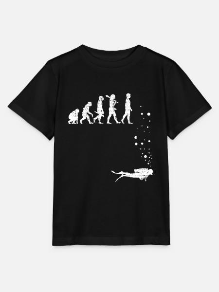 Tauchen Taucher - Stanley/Stella Kinder T-Shirt MINI CREATOR  - Schwarz