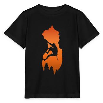 montée - T-shirt bio MINI CREATOR Stanley/Stella Enfant - noir - Devant - Mikhail (115cm)