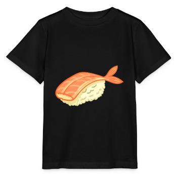 Sushi Maki Nigiri Chinesisch Stäbchen Geschenk - Stanley/Stella Kinder T-Shirt MINI CREATOR  - Schwarz - Vorne - Mikhail (115cm)