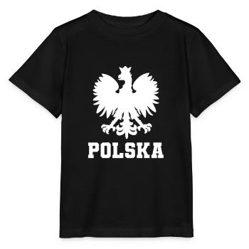 Polska Eagle | Pologne, polonais, patriotisme - T-shirt bio MINI CREATOR Stanley/Stella Enfant - noir - Devant - Mikhail (115cm)