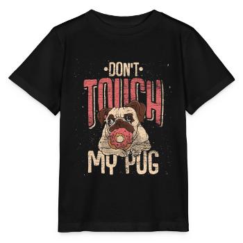 Pug sweetheart - Stanley/Stella MINI CREATOR Kids’ T-Shirt - black - Front - Mikhail (115cm)