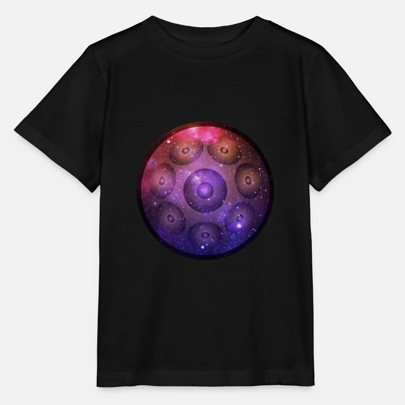 Superbe design de chemise Handpan Hang Universe - T-shirt bio MINI CREATOR Stanley/Stella Enfant - noir
