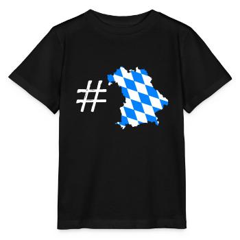 Bayern - Stanley/Stella Kinder T-Shirt MINI CREATOR  - Schwarz - Vorne - Mikhail (115cm)