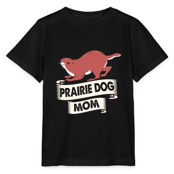 Écureuil de terre Prairies Marmottes Prairies rongeurs - T-shirt bio MINI CREATOR Stanley/Stella Enfant - noir - Devant - Mikhail (115cm)