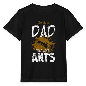 Ameisen - Stanley/Stella Kinder T-Shirt MINI CREATOR  - Schwarz - Vorne - Mikhail (115cm)