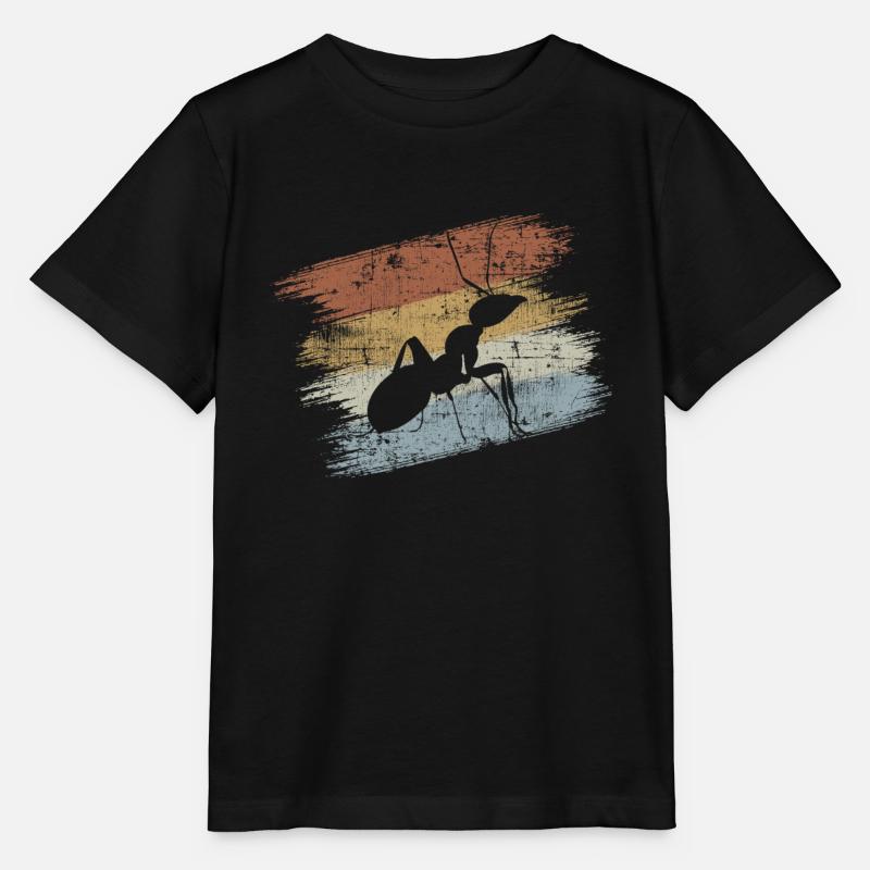 Fourmis - T-shirt bio MINI CREATOR Stanley/Stella Enfant - noir