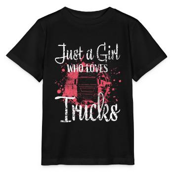 Camion camion fille - T-shirt bio MINI CREATOR Stanley/Stella Enfant - noir - Devant - Mikhail (115cm)