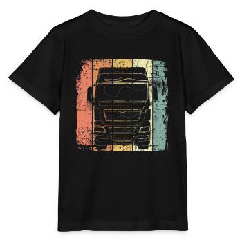 Poids lourds - T-shirt bio MINI CREATOR Stanley/Stella Enfant - noir - Devant - Mikhail (115cm)