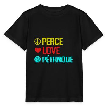 Pétanque - Stanley/Stella MINI CREATOR Kids’ T-Shirt - black - Front - Mikhail (115cm)