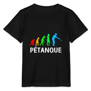 Pétanque - Stanley/Stella MINI CREATOR Kids’ T-Shirt - black - Front - Mikhail (115cm)