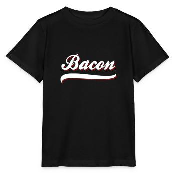 Bacon jambon bacon - T-shirt bio MINI CREATOR Stanley/Stella Enfant - noir - Devant - Mikhail (115cm)